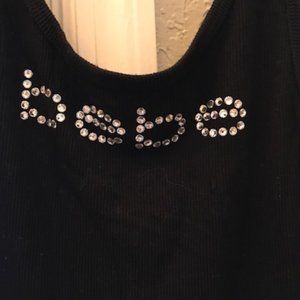 bebe Black Tank Top